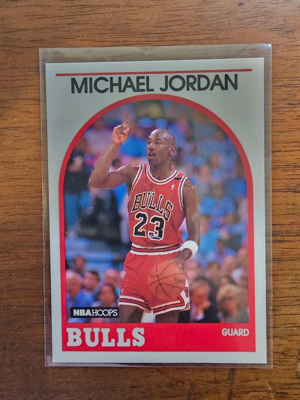 Michael Jordan 1989-1990 NBA Hoops #200 - Chicago Bulls - NBA - Fresh Pull